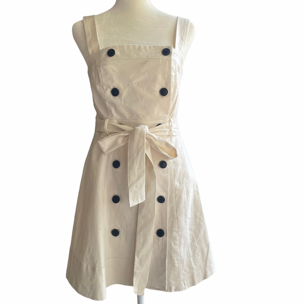 REVOLVE Lovers + Friends Rossana Linen Dress Sz S
